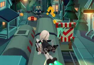 地铁跑酷鬼屋版下载Subway Surf