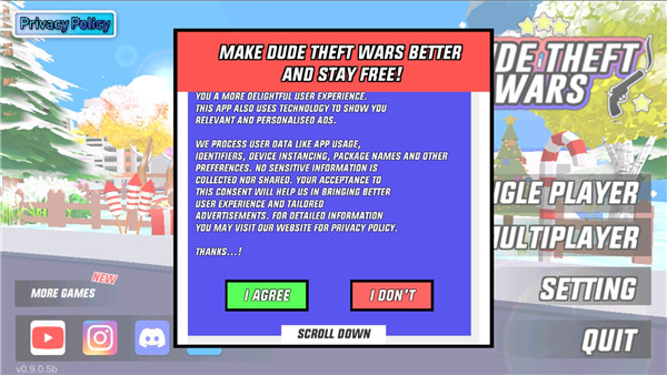 MOD Dude Theft Wars(菜单)版下载