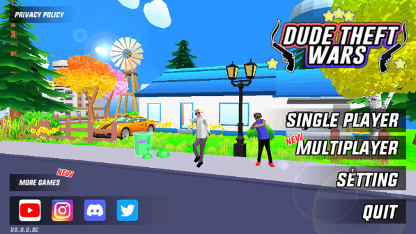 MOD Dude Theft Wars(菜单)版下载