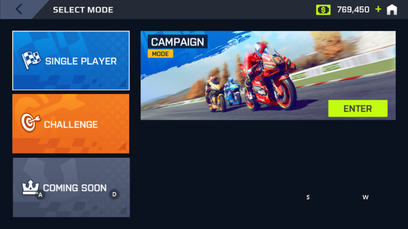 摩托车赛车游戏无限金币版下载