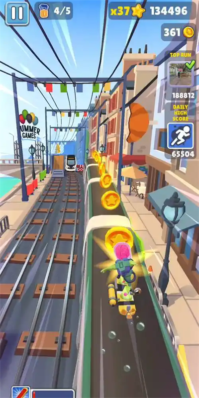 地铁跑酷鬼屋版下载Subway Surf