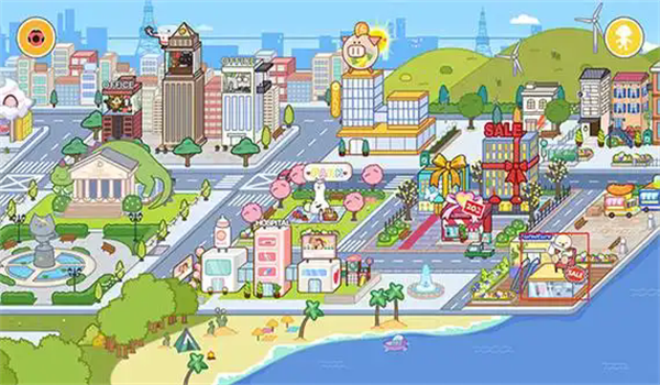 米加小镇世界邮局披萨店游戏