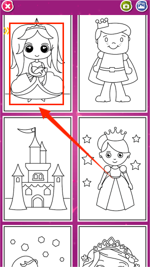 公主涂色填色游戏下载
