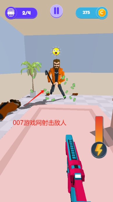 钉枪射劫匪无限金币修改版下载 v1.0.23 安卓版