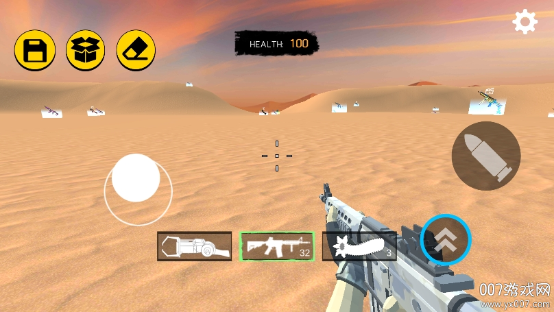 沙漠沙盒射击游戏去广告版下载 v1.1 免费版