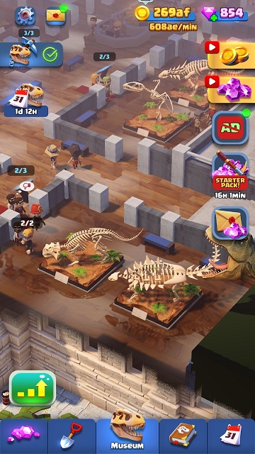恐龙博物馆大亨游戏下载 v1.4.4 安卓版