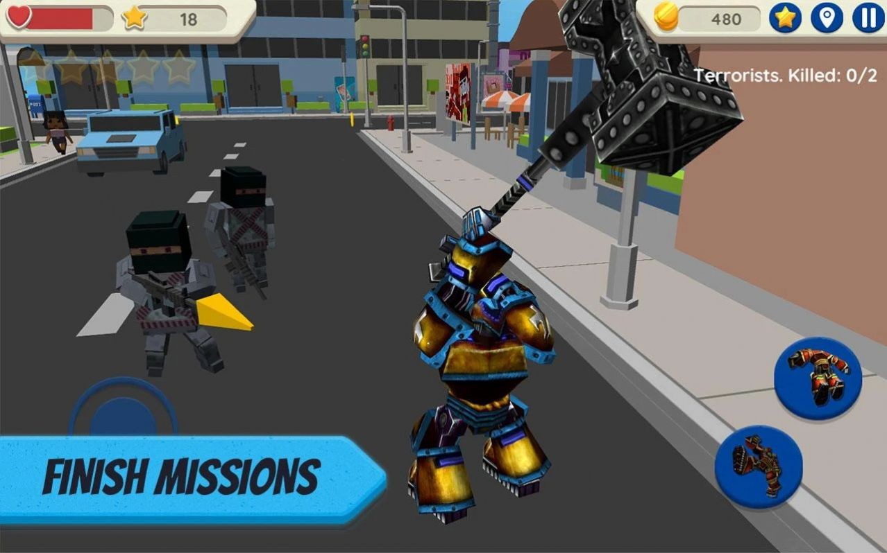 Robot Hero: City Simulator 3D中文版 v1.039 安卓版