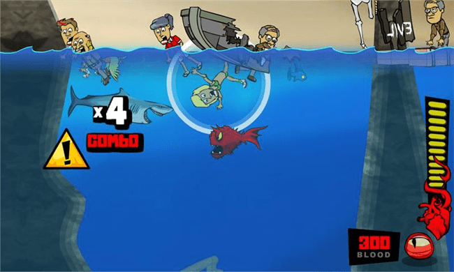 恐怖食人鱼失落小岛小游戏 v1.0 安卓版