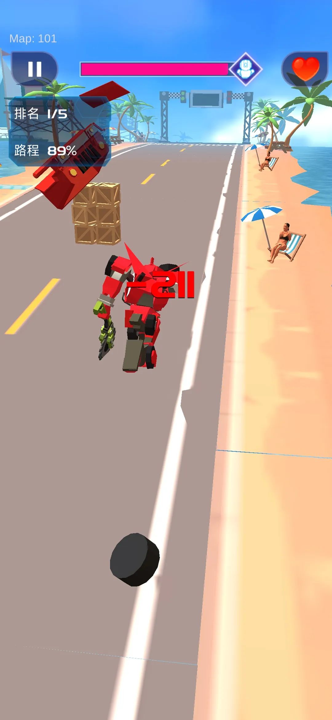 粉碎汽车机器人赛车手机版下载 v1.1.0 安卓版