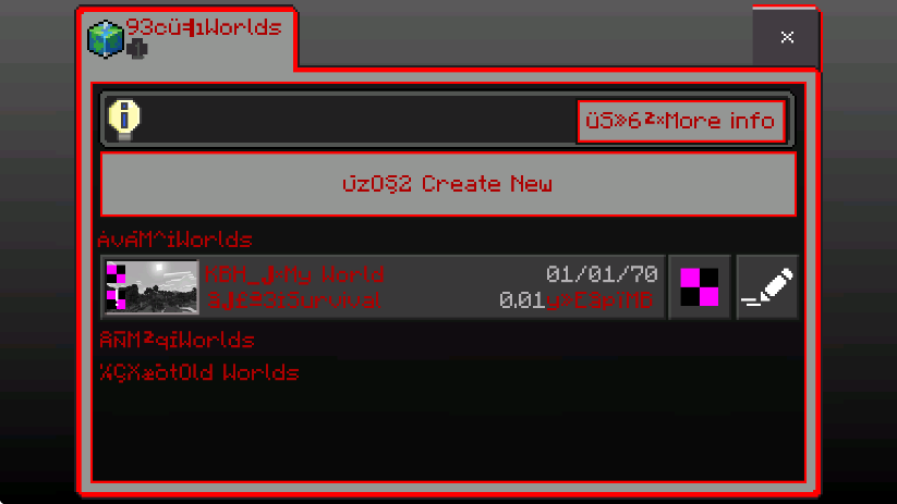 我的世界Error422下载手机版 vERROR422 (徐的工作室制作)