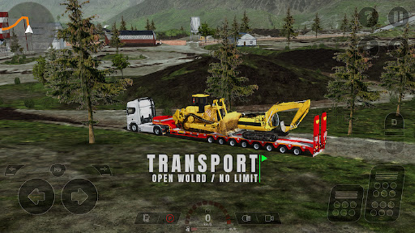 重型机械和建筑卡车模拟器内置菜单板 v1.10.13 安卓版