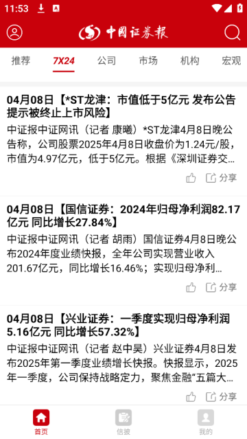 中国证券报官方版 中国证券报官方版