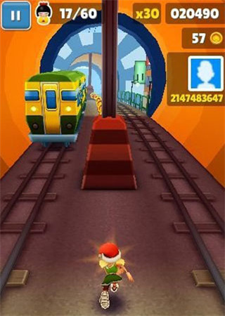 地铁跑酷黄瓜条金币版本下载(Subway Surf)