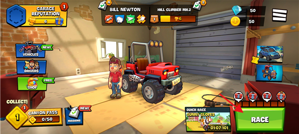 登山赛车3内置MOD菜单最新版下载(极速赛车向前冲)