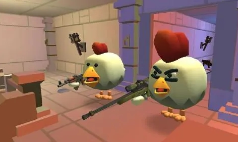 小鸡大作战(ChickenGun)破解版无限金币无限钻石修改器无限经验